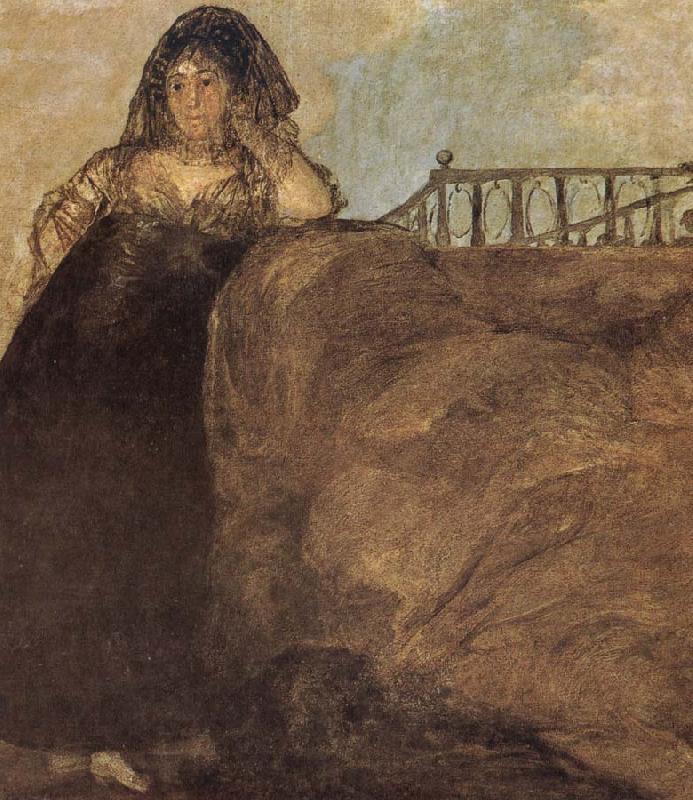 Francisco Goya La Leocadia oil painting image